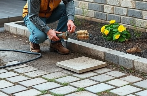 Paving stone renovation